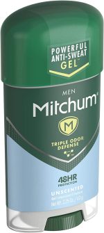 Mitchum Men Gel Antiperspirant Deodorant, Unscented, 2.25oz. - Image 3